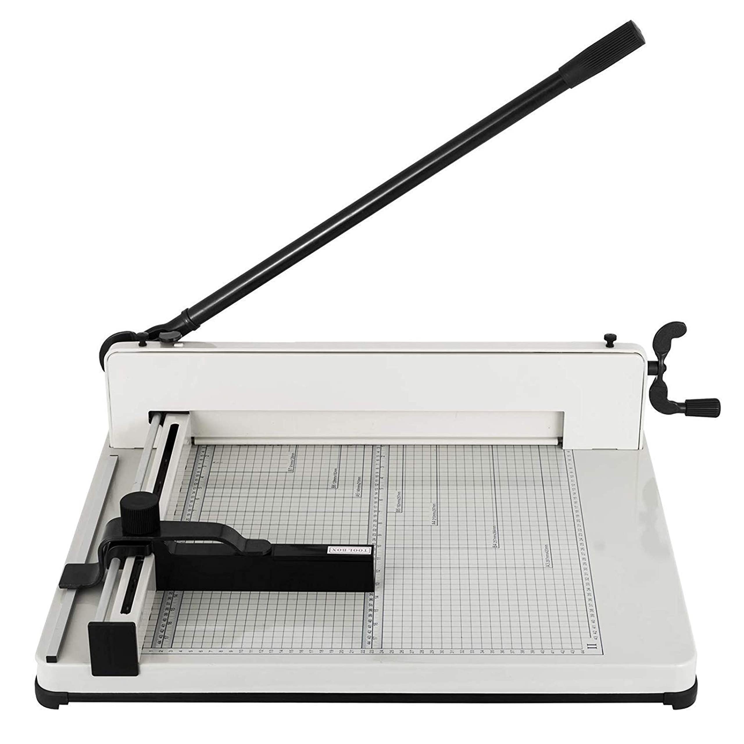 Dotpot 12 inch Rim Cutter Guillotine Paper Cutter, Heavy Duty A4 Trimmer Machine with Commercial Metal Base and 400 Sheet Large Capacity for Home and Office, Paper Trimmer
